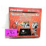 FIRST ALERT SECURITY RECORDING KIT IN BOX