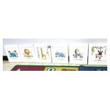 (6) SAFARI ANIMAL WALL HANGINGS