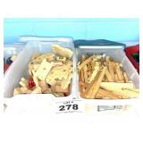 FOAM BLOCKS, WOOD BLOCKS