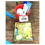 SPRINKLER, BUCKET TOSS GAME