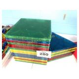 (2) STACKS LARGE MAGNA TILES