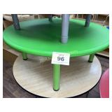 GREEN ROUND TODDLER TABLE