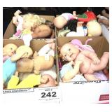 (4) BOXES ASSORTED DOLLS