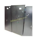 32" WIDE METAL STORAGE SHELF LOCKING