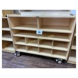 LAKESHORE STORAGE SHELVING ON CASTERS