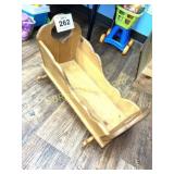 WOOD BABY CRADLE