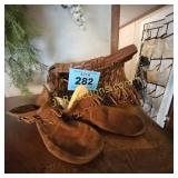 MOCCOSINS & FRINGED PURSE