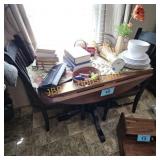 DROP LEAF TABLE & 2 CHAIRS