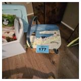 PAINTED PICNIC BASKET