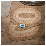 BRAIDED RUGS 2 X BID