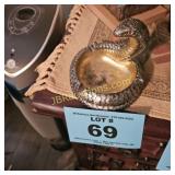 VINTAGE "SNAKE" ASH TRAY