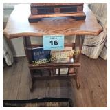 MAGAZINE RACK LAMP TABLE