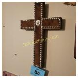 LEATHER WALL CROSS
