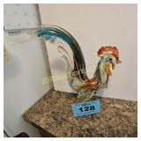 ART GLASS ROOSTER