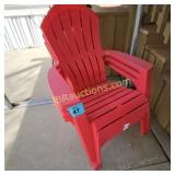 PLASTIC YARD/PATIO CHAIRS