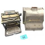 ANTIQUE REMINGTON STANDARD TYPEWRITE NO 6 W COVER