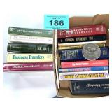 BOX OF BUSINESS BOOKS