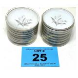 VINTAGE WHEAT PATTERN COASTERS