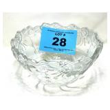 WALTHER CRYSTAL MIKASA WEST GERMANY GLASS BOWL