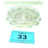 MOONSTONE OPALESCENT HOBNAIL DISH