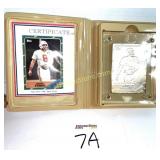 TOPPS 4.25 TROY OZ .999 SILVER 1986 STEVE YOUNG