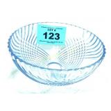 LARGE BLUE SERVING BOWL