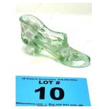 FENTON GLASS SHOW HAND PAINTED W STICKER