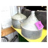 LARGE GALVANIZED FUNNELS