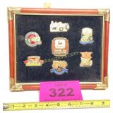JOHN DEERE FRANKLIN MINT COLLECTOR PIN SET