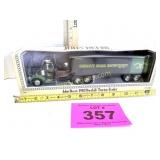 JOHN DEERE 1/43 SCALE PETERBUILT TRACTOR TRAILER