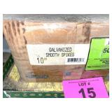 50LB GALVANIZED SMOOTH SPIKES 10"
