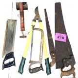 SAWS AND YARD TOOLS