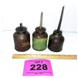 ANTIQUE OIL CANS