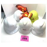 CONSTRUCTION HARD HATS AND VEST