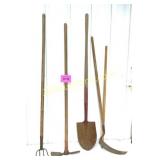 ASSORTED YARD TOOLS