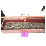 TOOL BOX W TIRE CHAINS