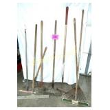 RAKES, HOE