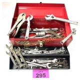 NICE TOOL BOX FULL OF HAND TOOLS!!!