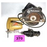 ASST POWER TOOLS - JIG SAW, CIRCULAR SAW, ROTARY