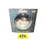 INDIAN MOTOR CYCLE CLOCK