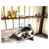FLOWER POTS AND YARD MISC