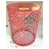 METAL PAITO END TABLE