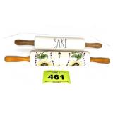 2 ROLLING PINS