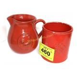 CHICKEN PITCHER AND COOKIE JAR