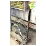 FLOOR JACK MODIFIED TO LIFT CAR