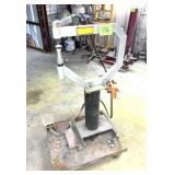 PNEUMATIC PLANISHING HAMMER ON STAND