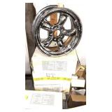 SET OF 4 -17X7 CHROME RIMS