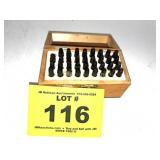 LETTERING/ NUMBER STAMP SET