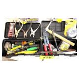 2 SMALL TOOL BOXES FULL OF HANDTOOLS
