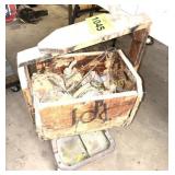 SHOE SHINE KIT ON MECHANIC STOOL